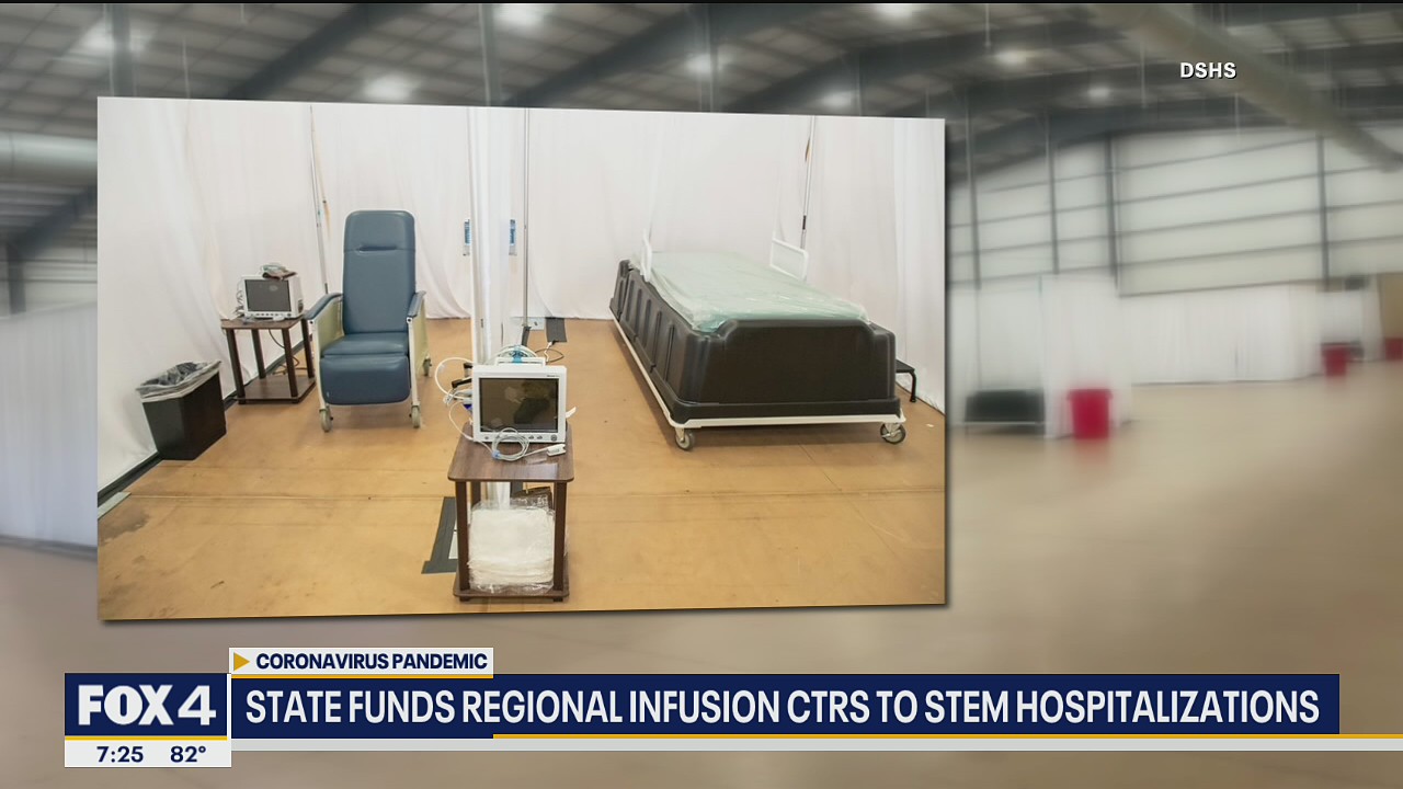 COVID-19 antibody infusion center opens in Fort Worth
