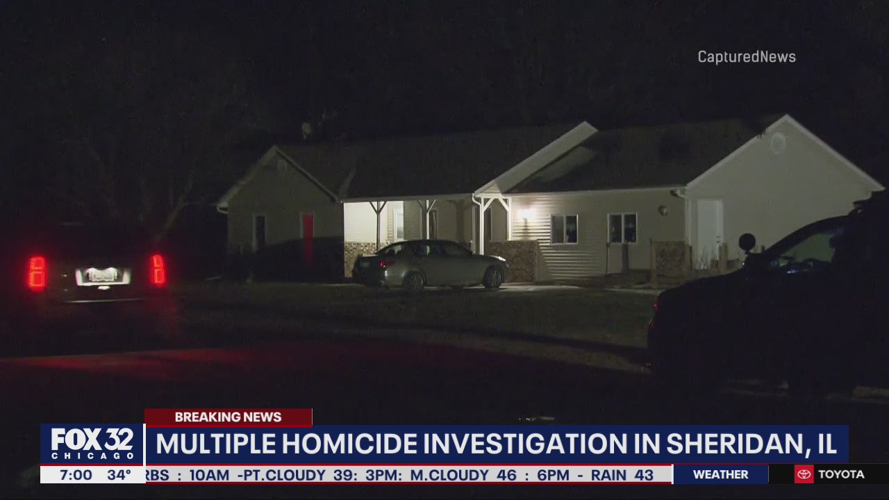Police search for gunman behind 'multiple homicides' in Sheridan