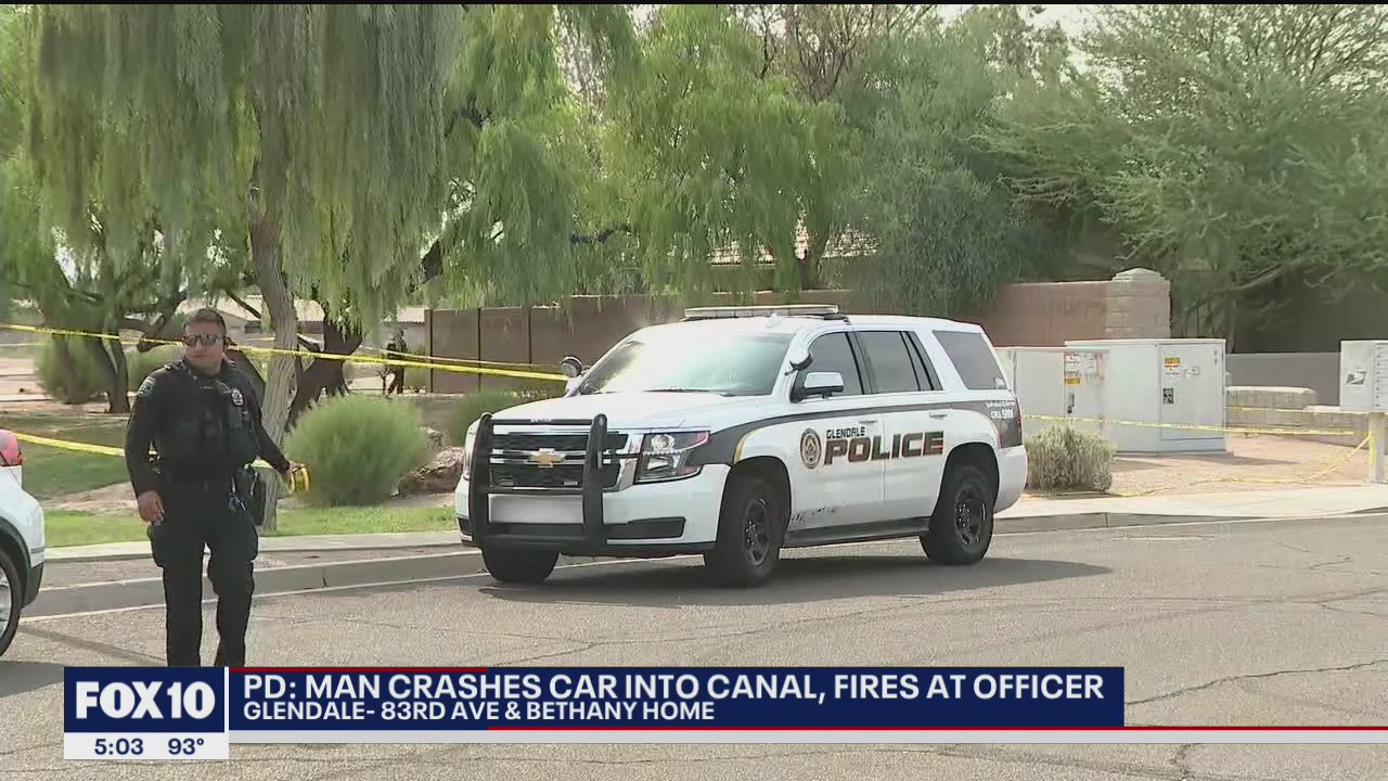 Suspect in custody, no officers hurt in Glendale PD shooting