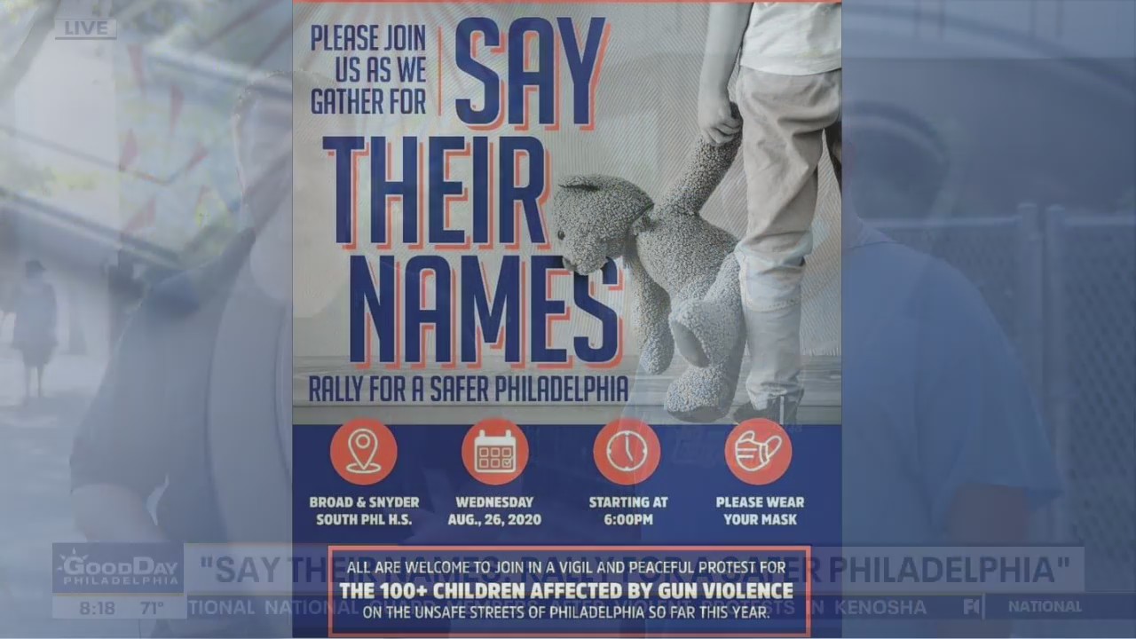 Say Their Names march calls attention to children impacted by gun violence