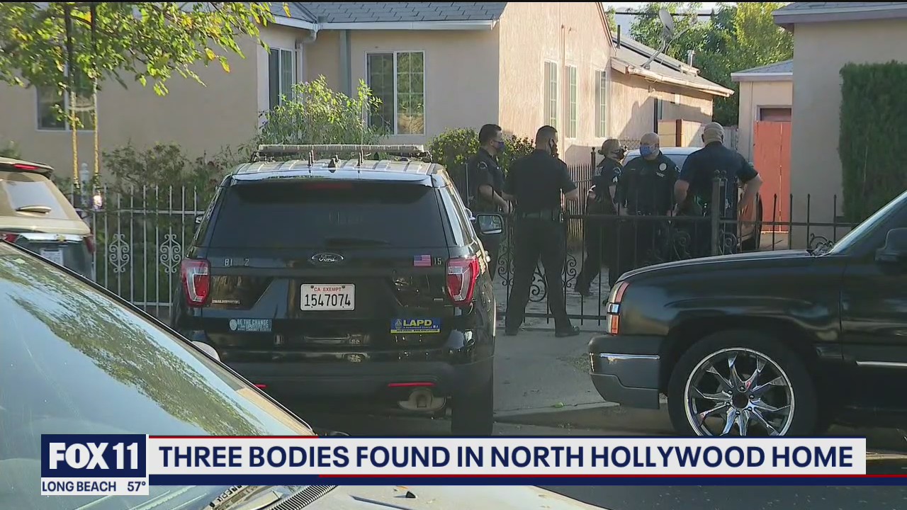 Three bodies found dead in North Hollywood home
