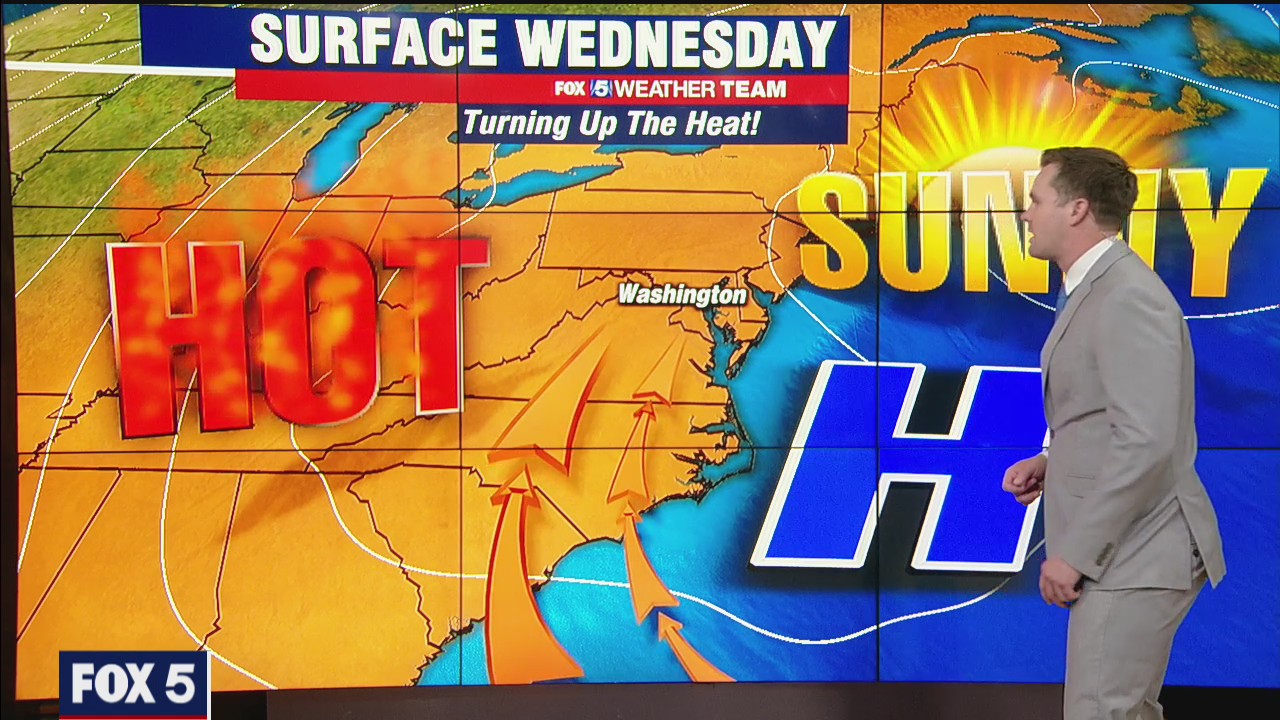 FOX 5 Weather forecast for Wednesday, May 19