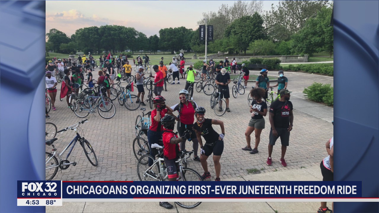 Chicagoans holding first-ever Juneteenth bike ride through the city