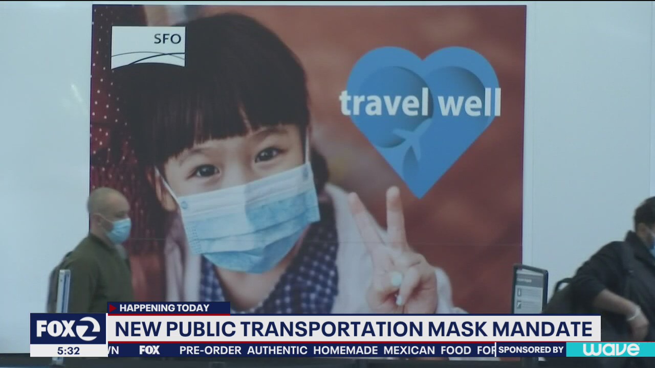 Travel mask mandate in effect