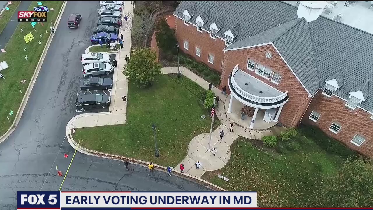 In-person early voting begins in Maryland