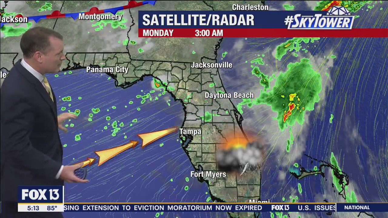 Monday morning forecast