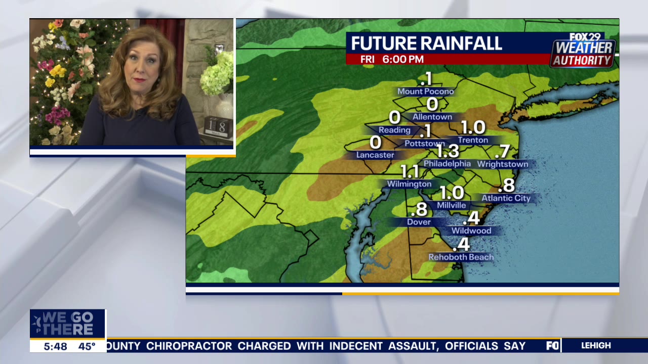 Weather Authority: Chilly, rainy Thursday expected across region