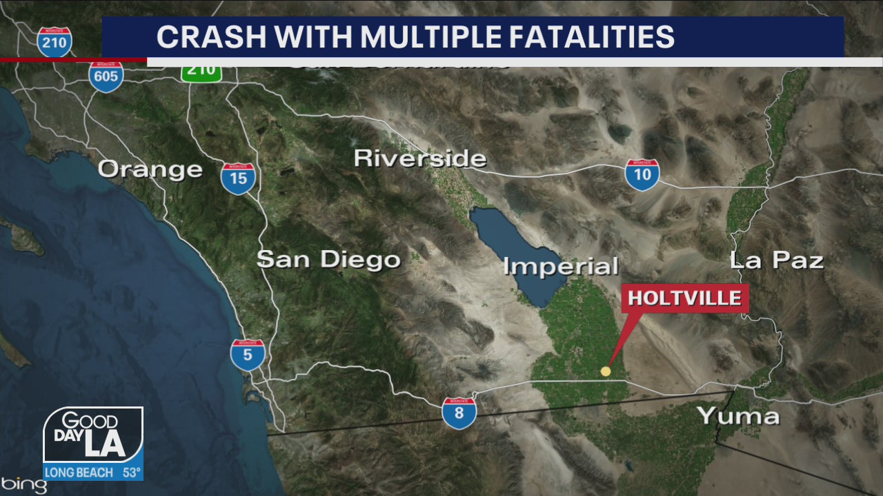 Crash with multiple fatalities in Imperial County