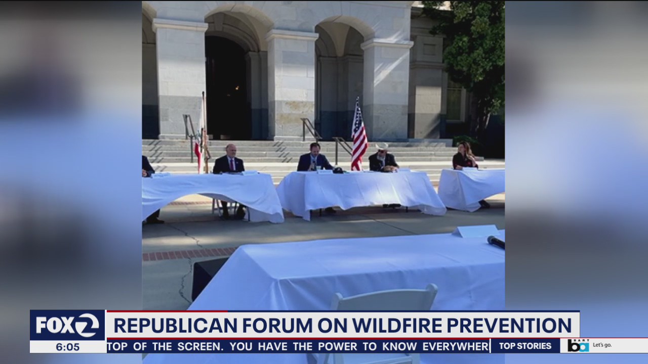 California Republicans hold forum on wildfire prevention