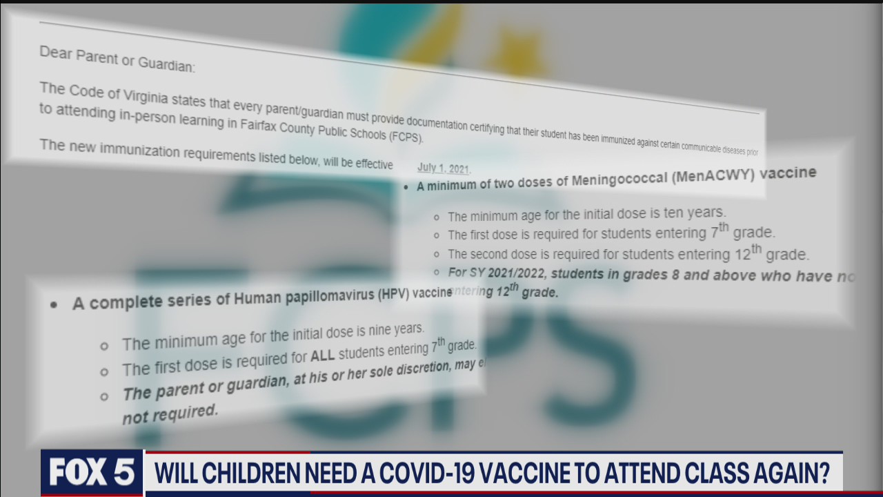 Some Northern Virginia schools requiring vaccinations