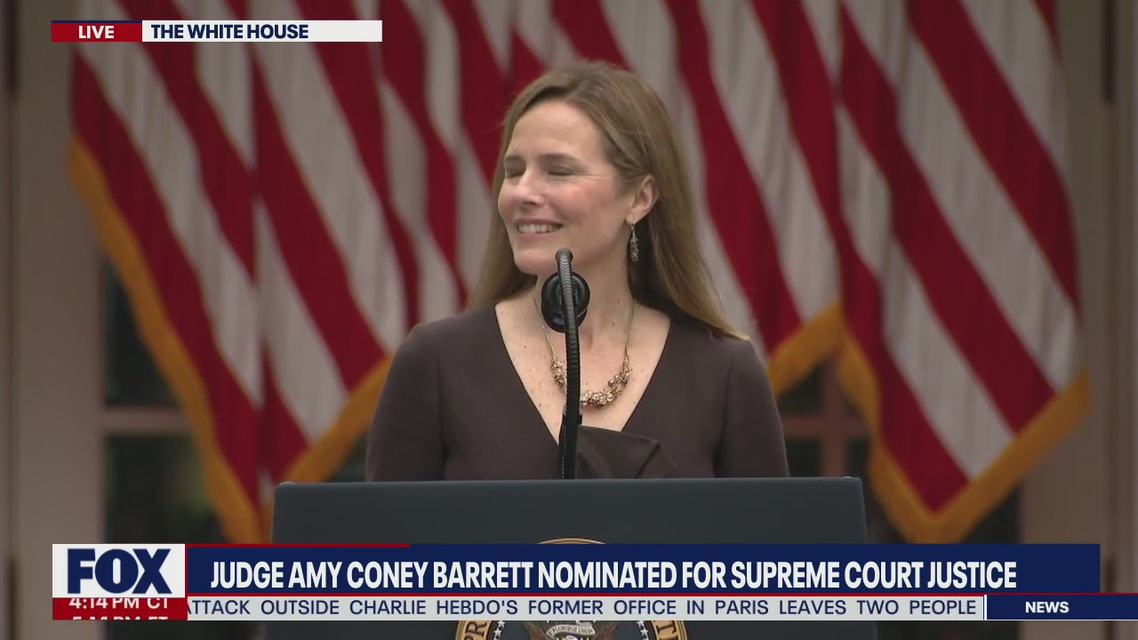 Amy Coney Barrett remarks on Supreme Court nomination