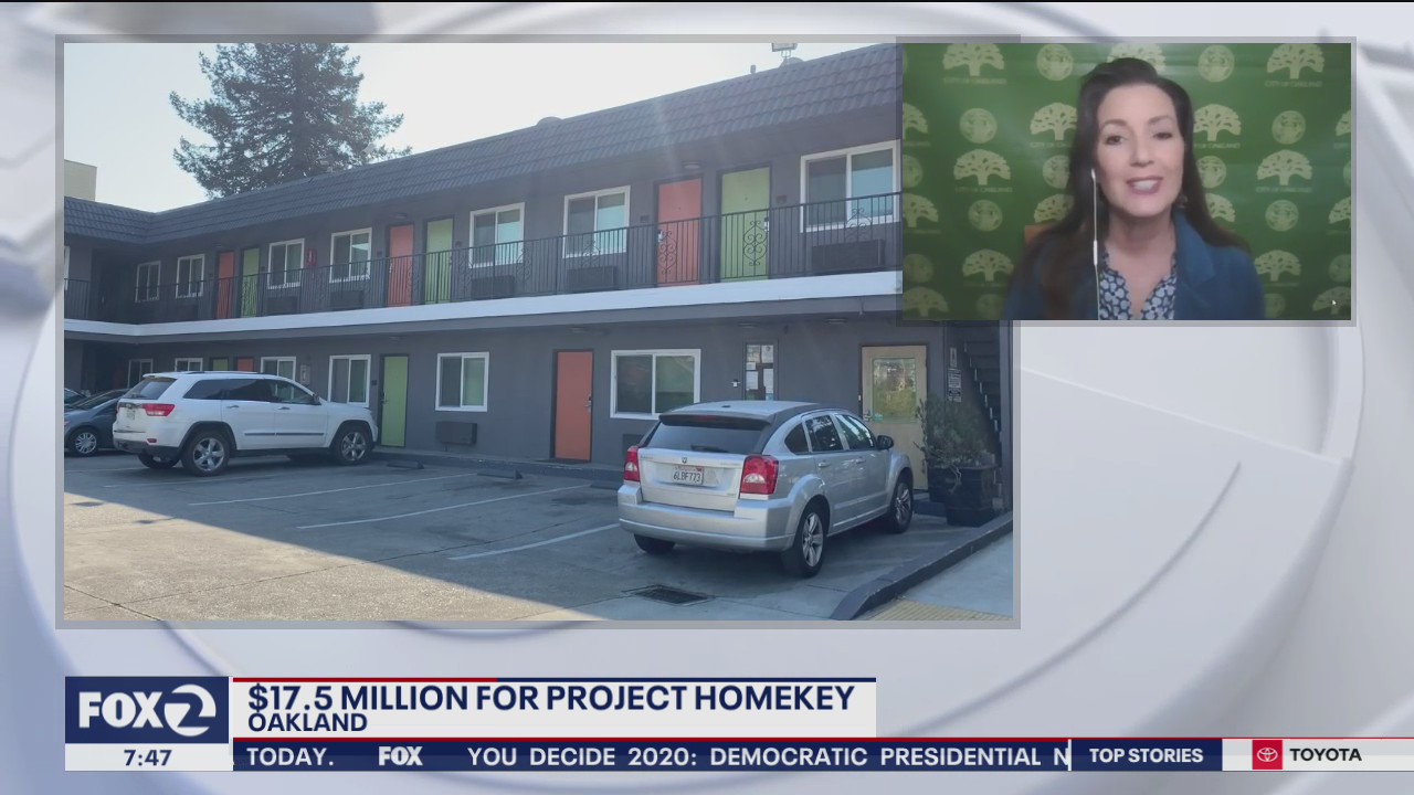 Oakland mayor touts $17M for homeless projects
