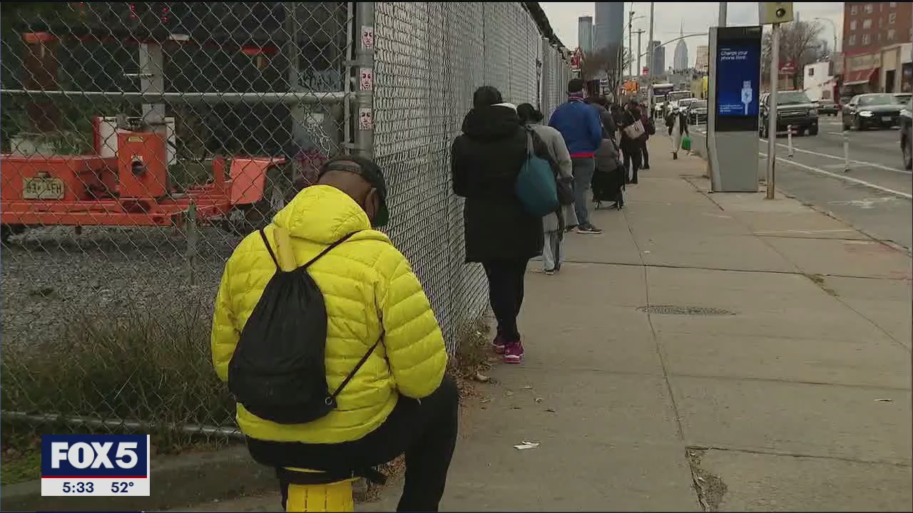 Line-sitters making extra cash waiting for COVID tests