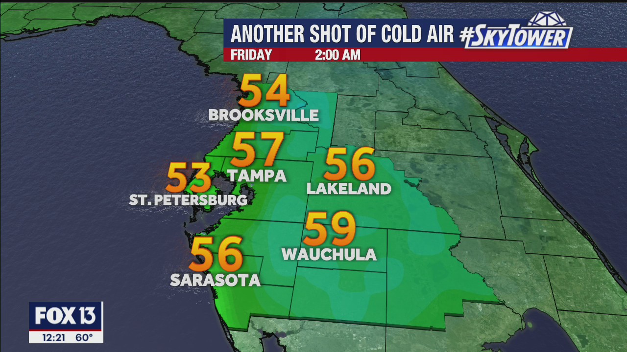 Monday afternoon forecast