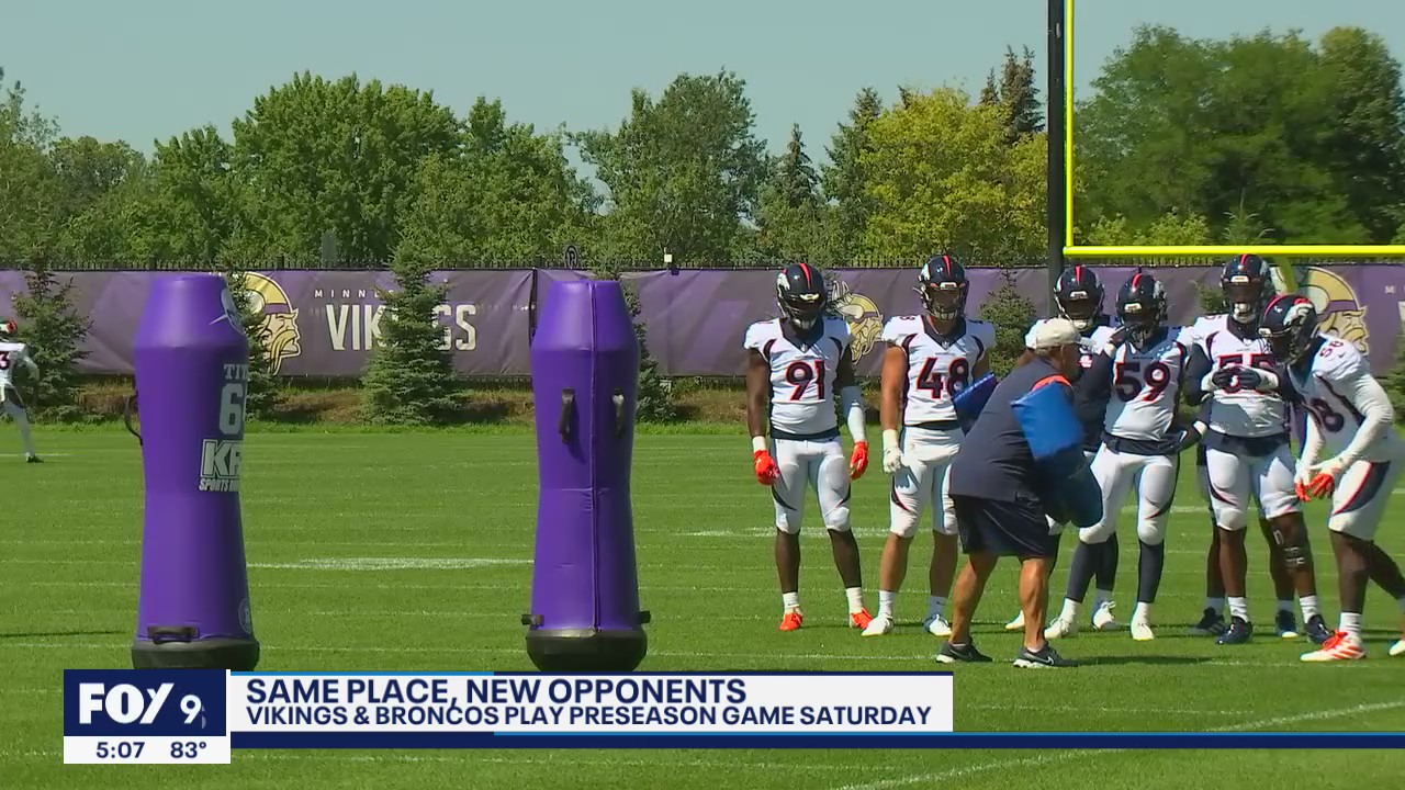 Vikings host Broncos for joint practice