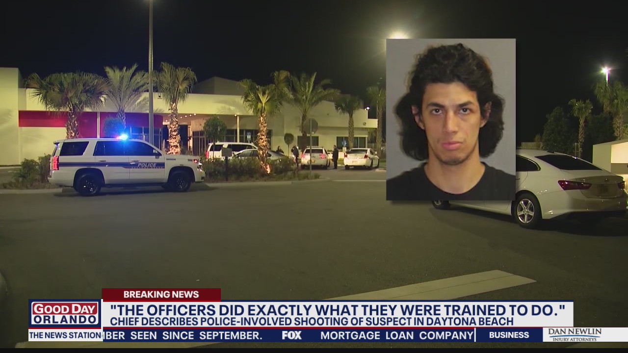 Police: Man shot after charging at Daytona Beach officers with 'sharp object'