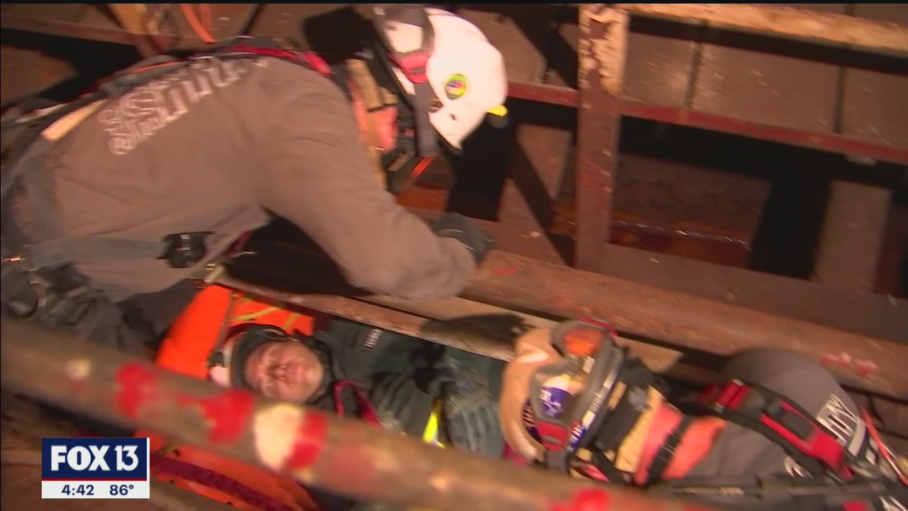Rescue crews receive unique training on board historic ship