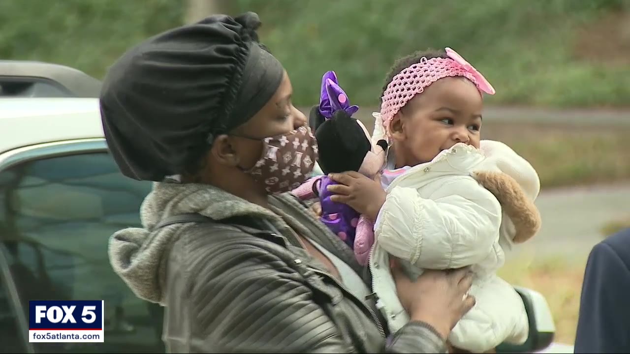 Mother reunited with missing 1-year-old daughter