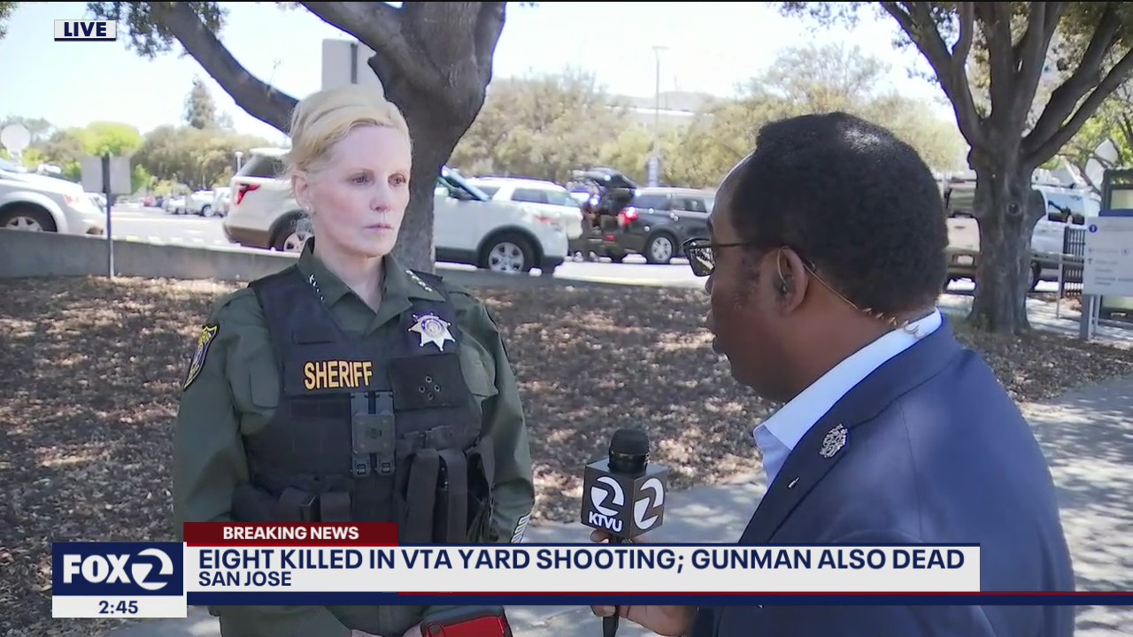 Santa Clara County Sheriff says gunman took his own life when deputies entered VTA facility