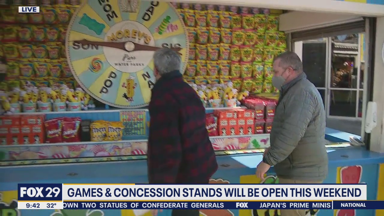 Morey's Pier Game and Concession Stands open Easter weekend