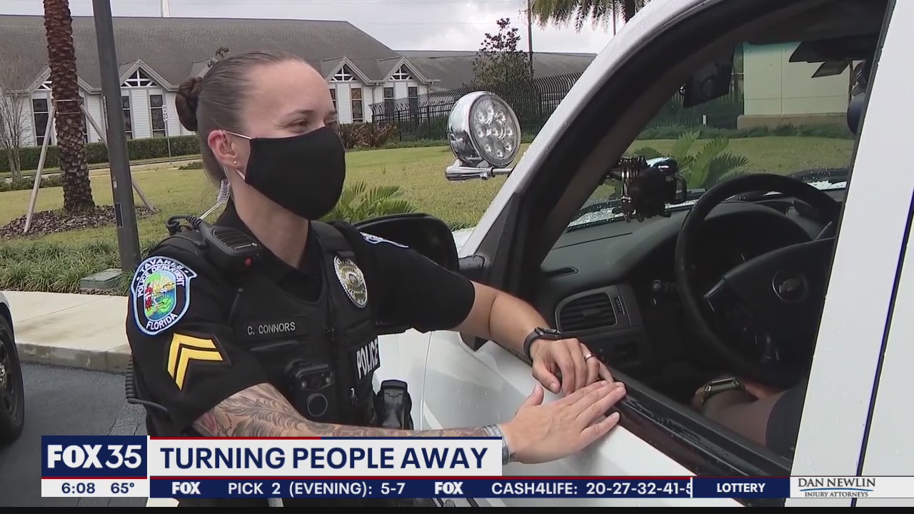 Turning people away at vaccine centers