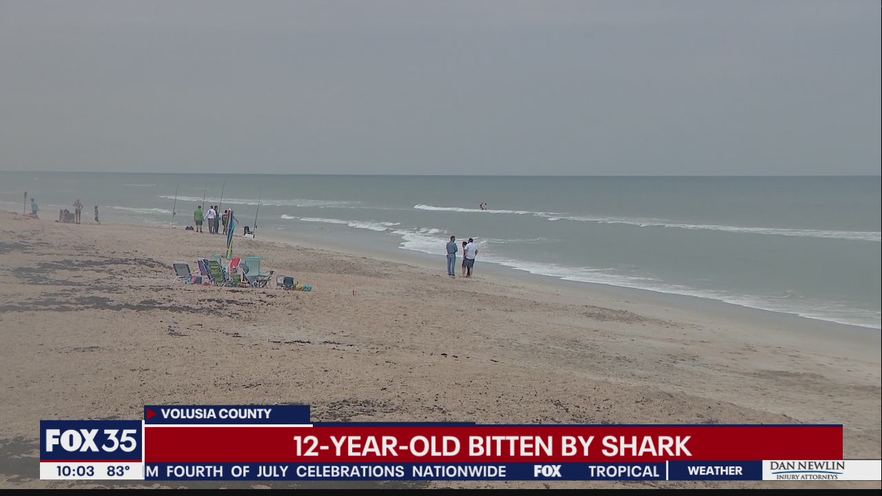 12-year-old bitten by shark on Bethune Beach