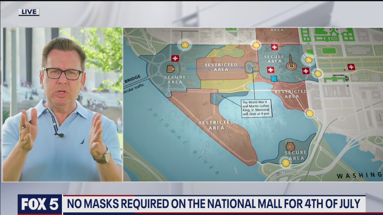 National Mall July 4 guidelines released