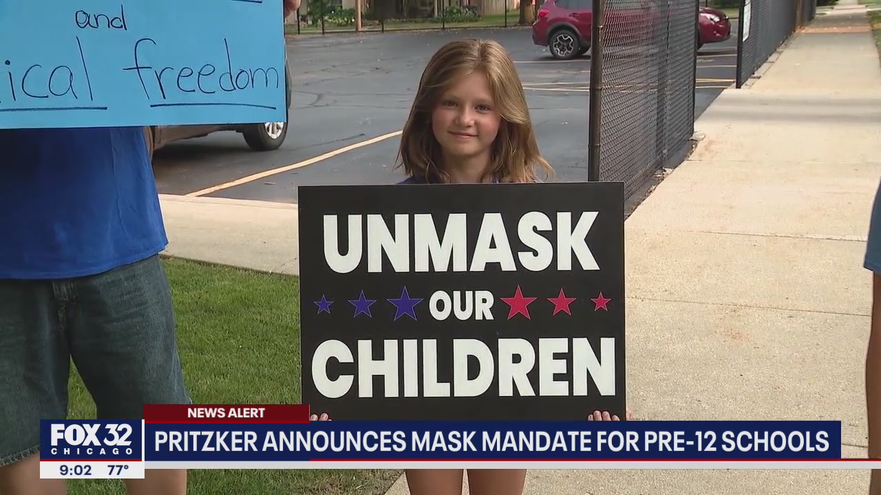 'You didn't care for Lollapalooza': Critics hit Pritzker after mask mandate for Illinois schools