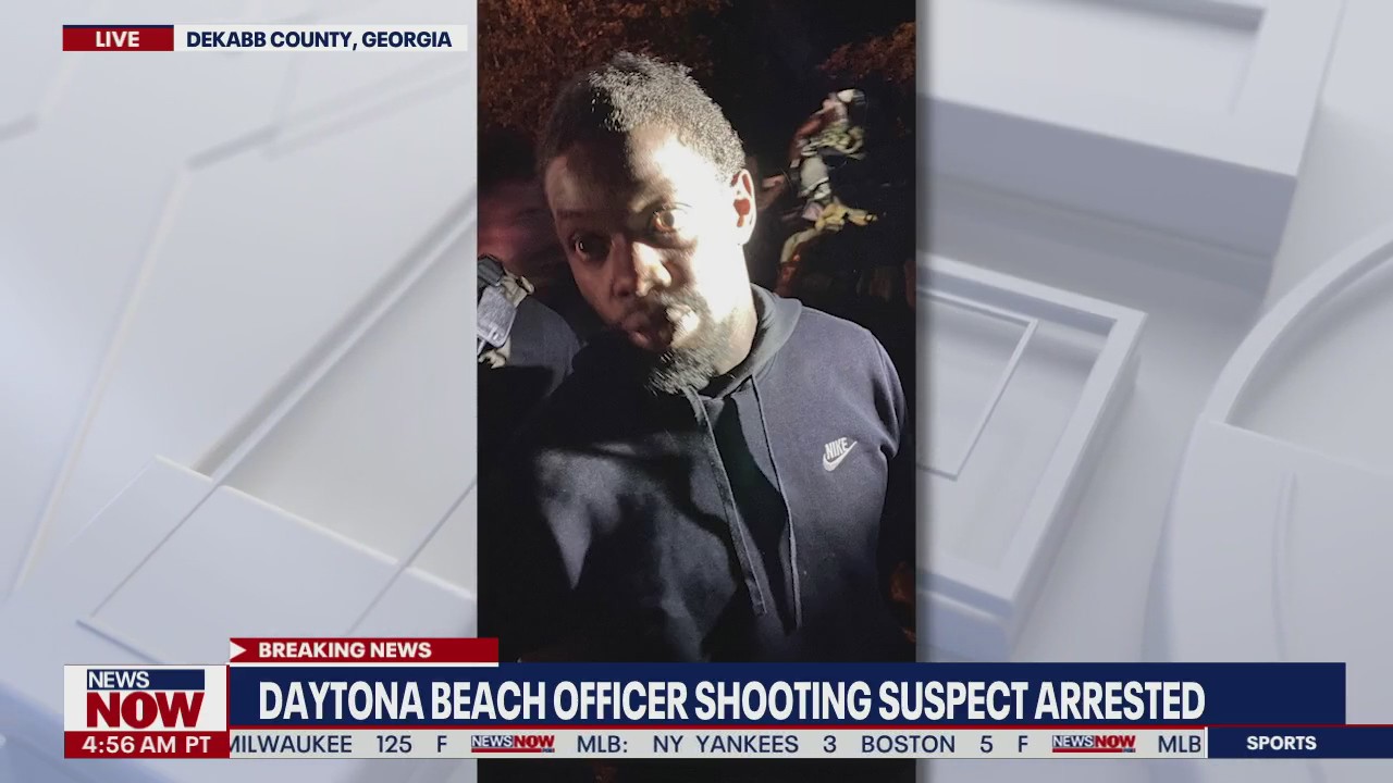 Daytona Beach officer shooting suspect captured in Georgia | NewsNOW from FOX
