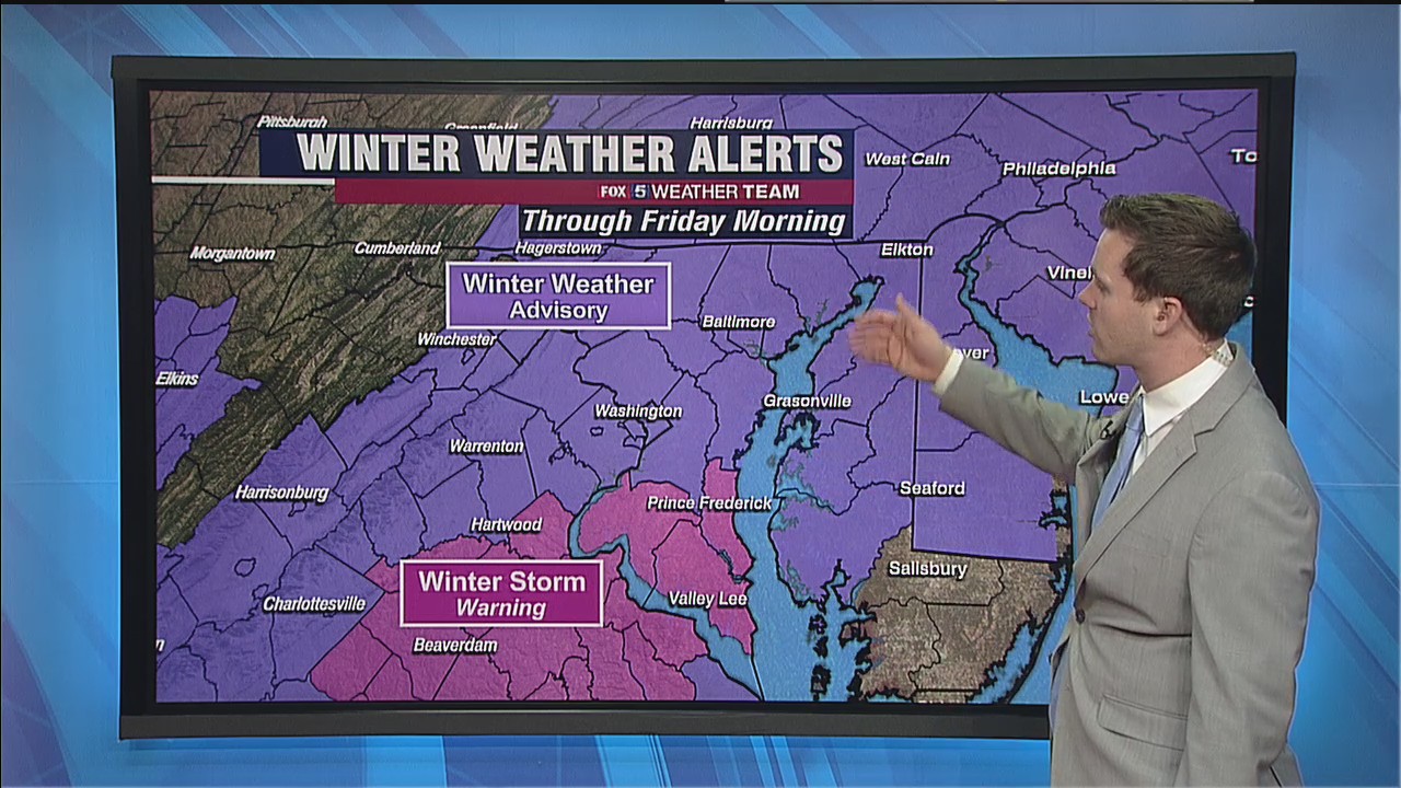 FOX 5 Weather forecast for Friday, February 19