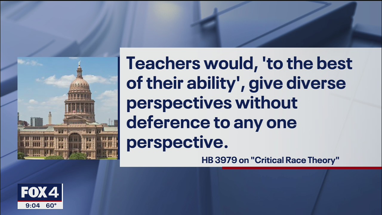 Texas House bill would restrict teaching critical race theory in schools