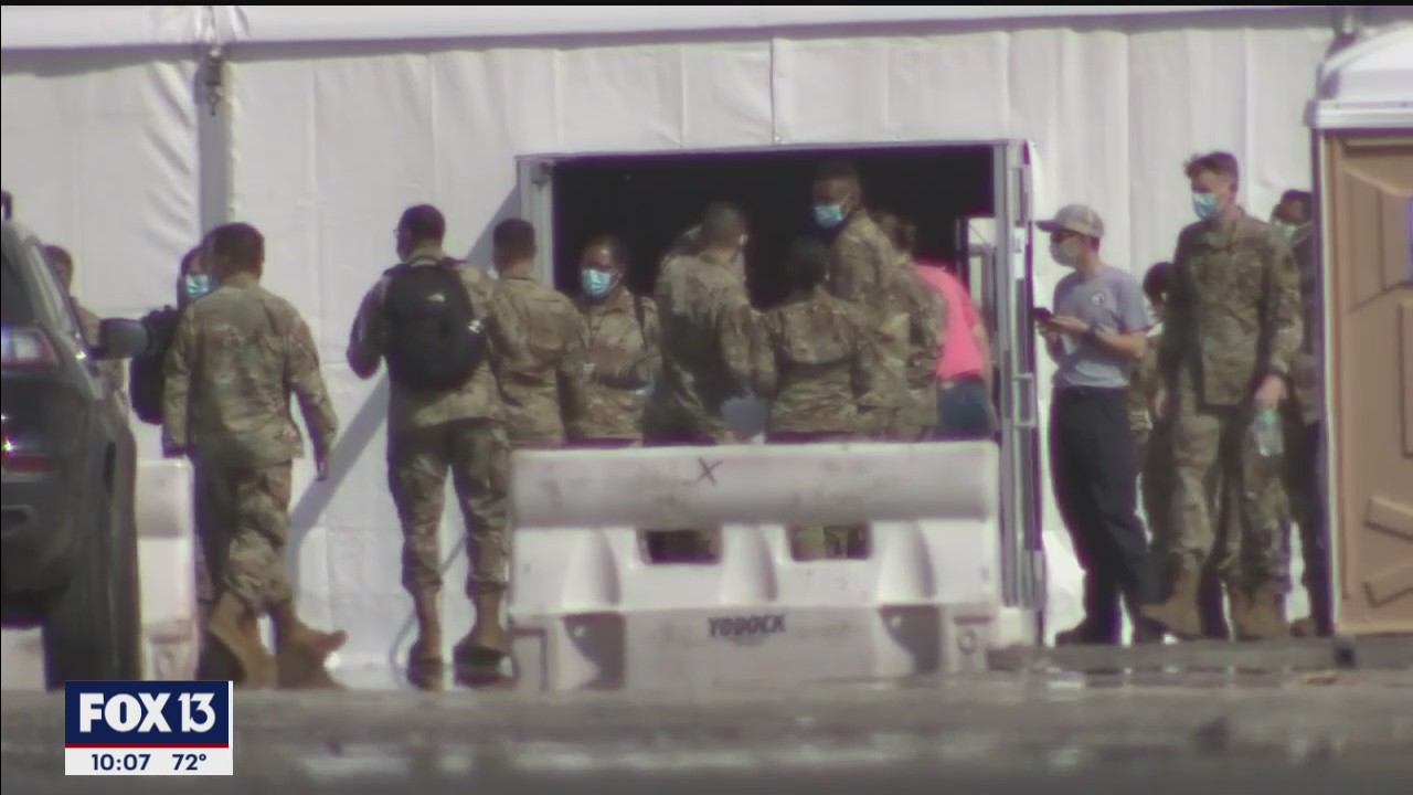 FEMA vaccine site prepares for Wednesday open