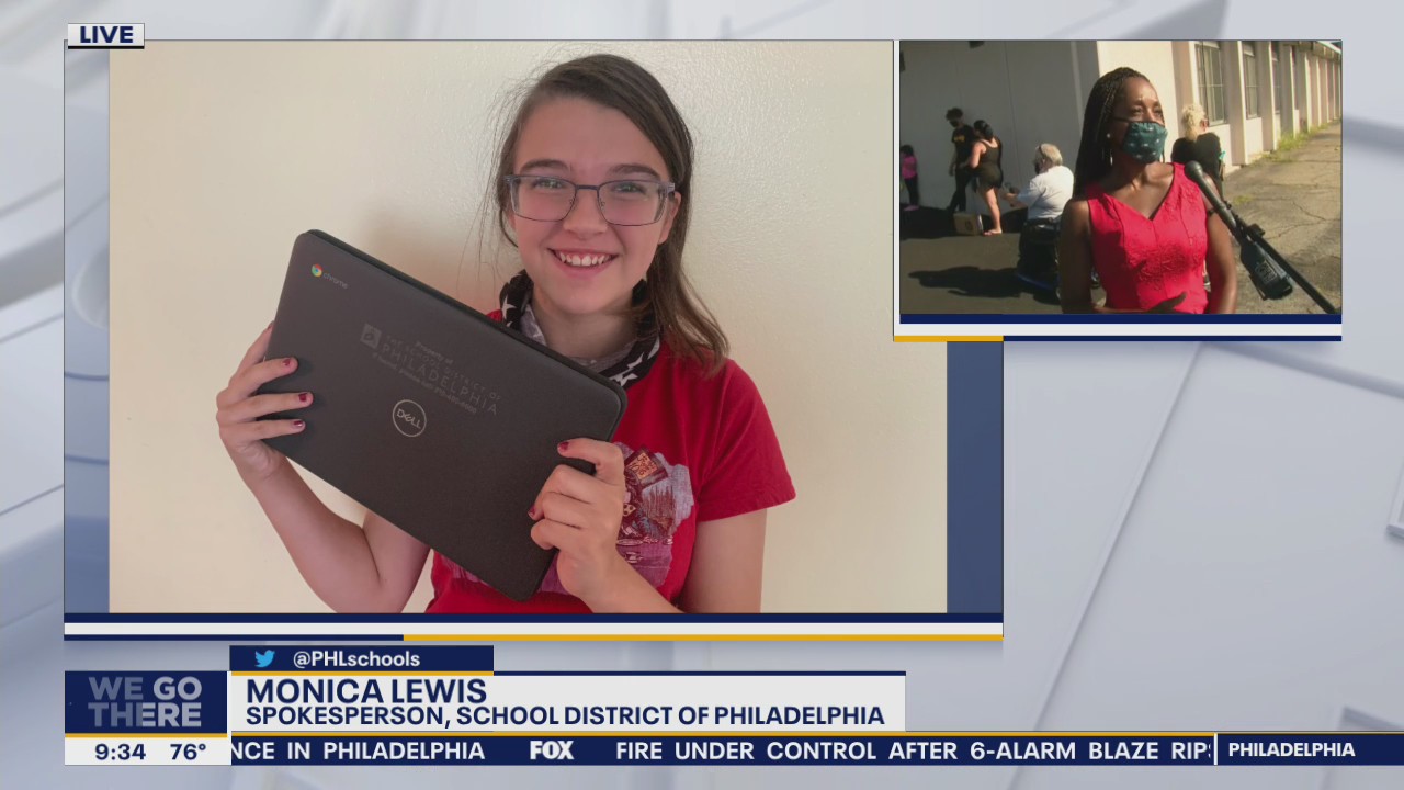 School District of Philadelphia families who don't have a laptop can borrow one