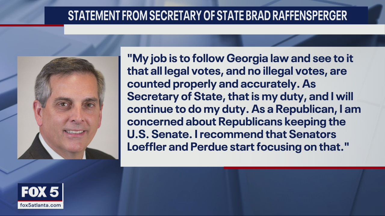 Georgia Secretary of State updates counting