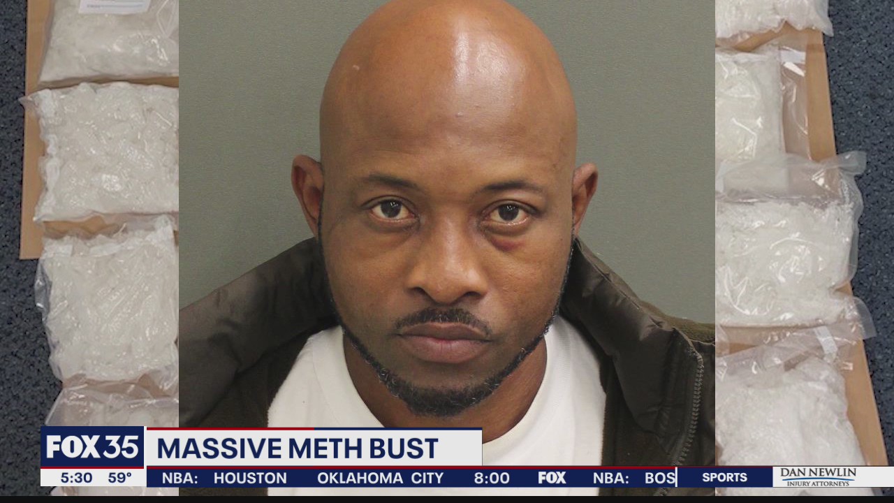Police: Over $500K worth of meth found on man during layover at Orlando airport