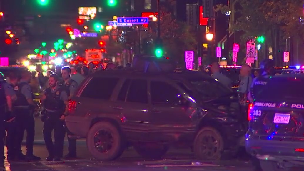 Protesters block Uptown intersection after driver plows into crowd, killing woman