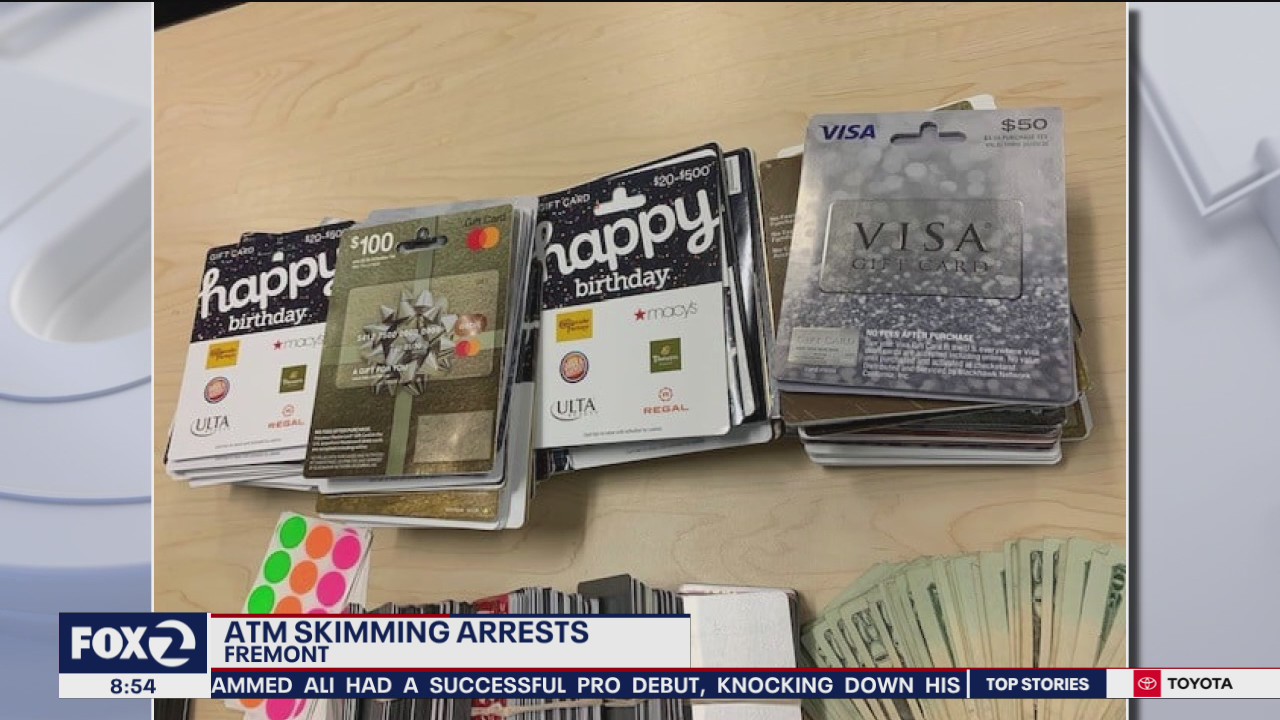 Two arrested for ATM skimming in Fremont, over $20,000 in cash recovered