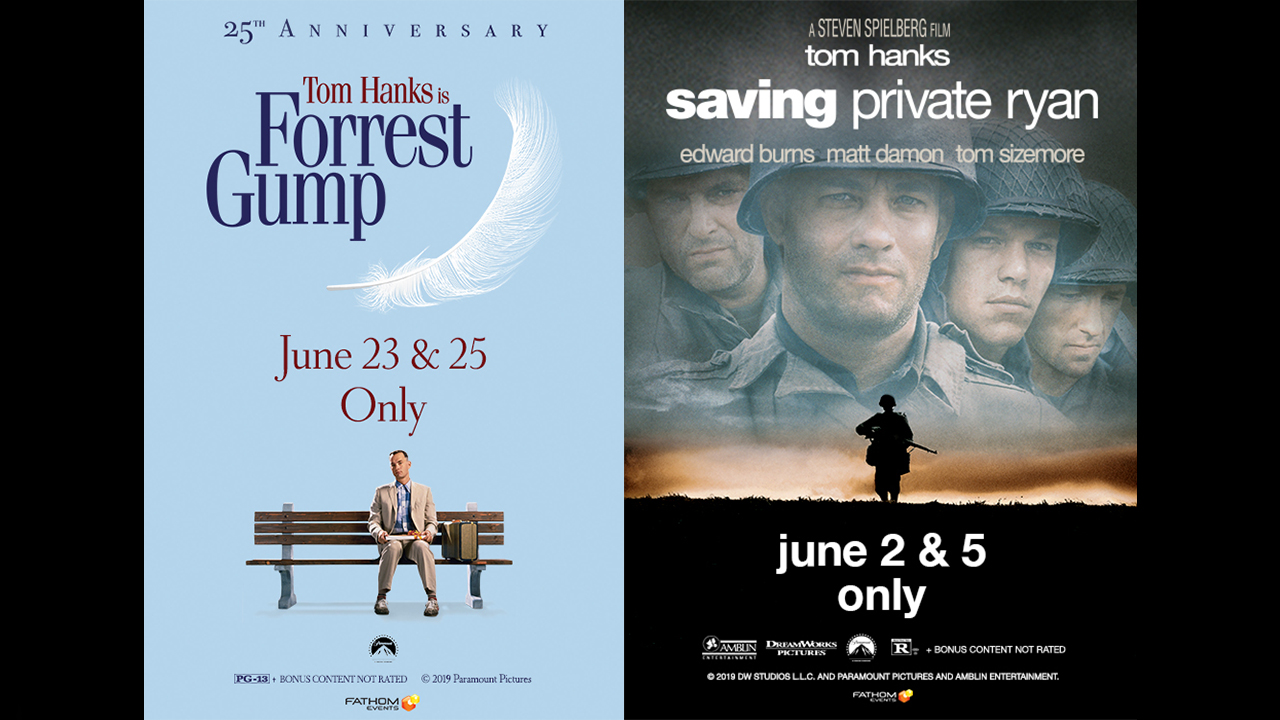 Forrest Gump, Saving Private Ryan will return to theaters in honor of anniversaries