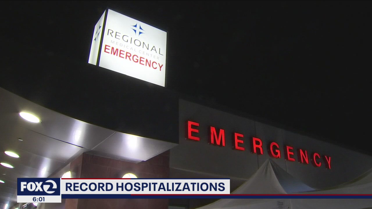 Coronavirus hospitalizations in California are at their highest point
