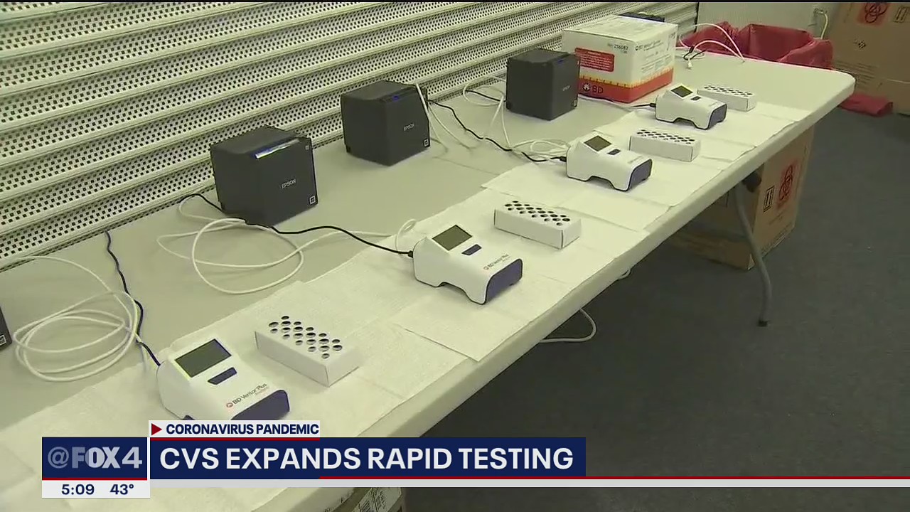 CVS adding several COVID-19 rapid test sites in North Texas