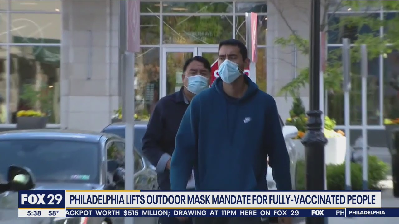 Philadelphia raising capacity limits, dropping outdoor mask mandate for vaccinated people on Friday
