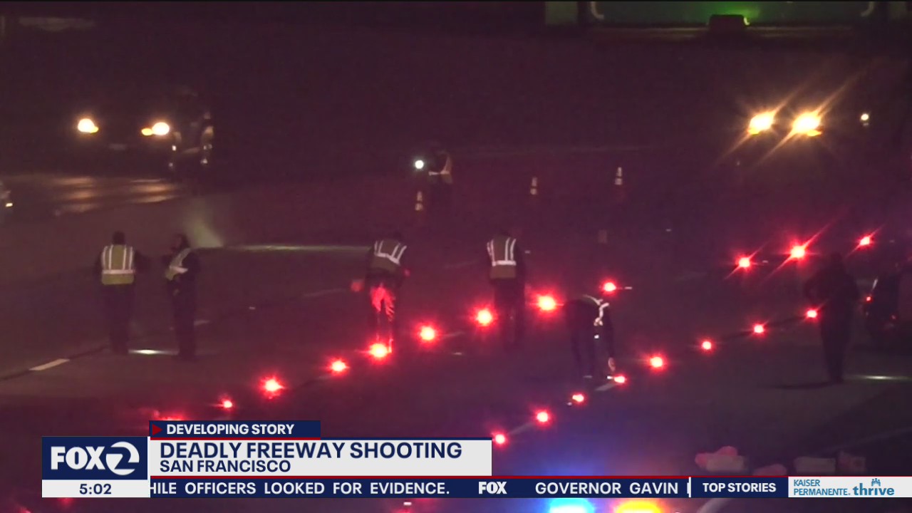 Deadly shooting on SF freeway