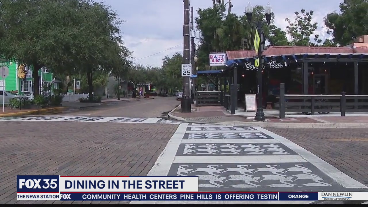 Orlando considering allowing restaurants to put tables in street