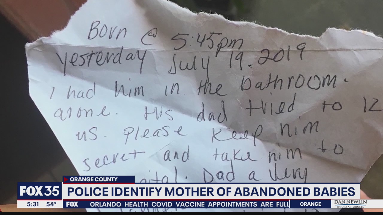 Police identify mother of abandoned babies