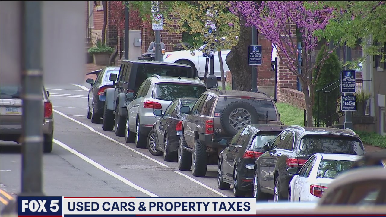 Used cars and property taxes