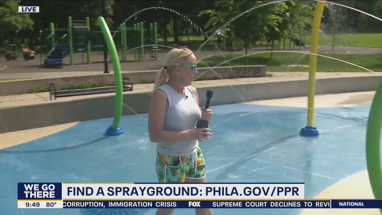 City Spraygrounds has 10 newly completed spray areas