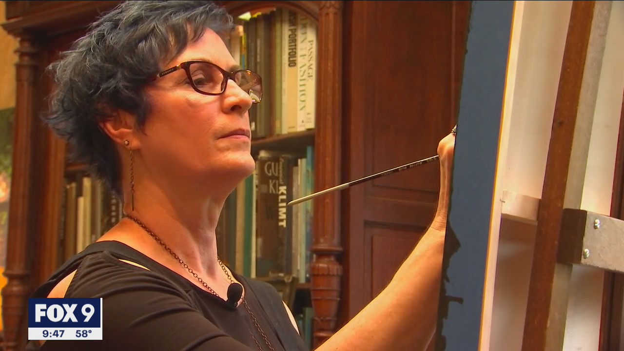 Spacecraft to send painting of Apple Valley artist to the moon