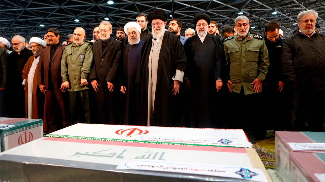 Huge crowds gather to mourn Iran general slain by US