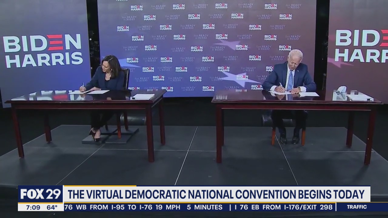 Virtual Democratic National Convention begins Monday