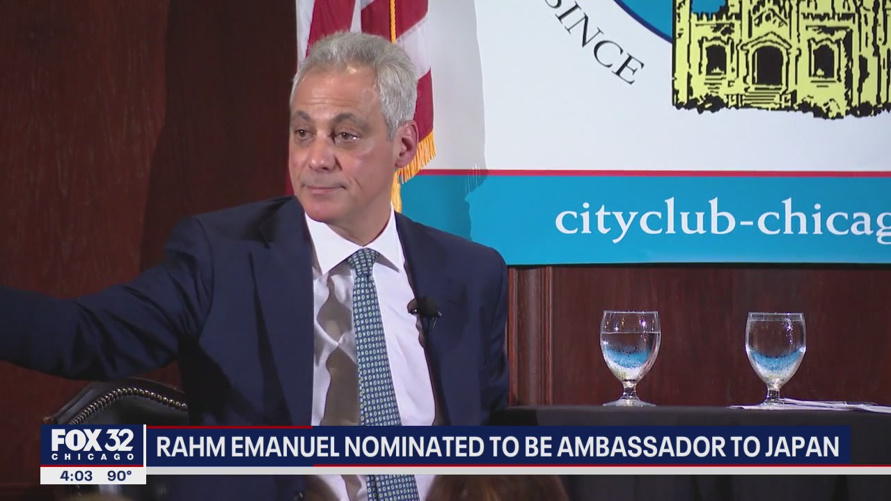 Rahm Emanuel nominated to be ambassador to Japan